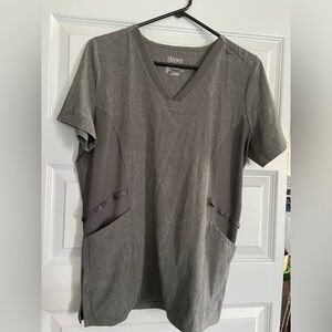 Brand new grey scrub top